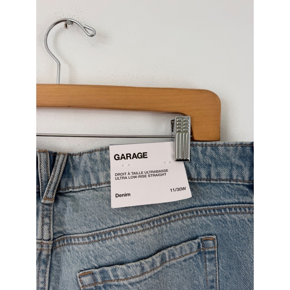Garage Ultra Low Rise Straight Jeans – Malia Blue – Women's 11/30W – NWT - Picture 3 of 5